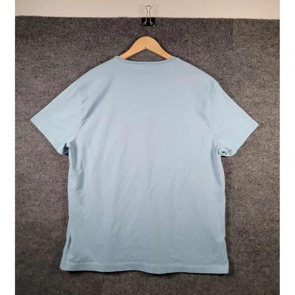 Polo Ralph Lauren Classic Fit Short Sleeve T-Shirt Mens XL Blue Cotton Preppy
